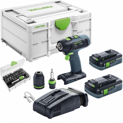 Festool Дрель-шуруповёрт T 18+3 HPC 4,0 I-Plus-SCA-Promo