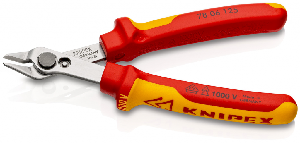 KNIPEX Бокорезы Electronic Super Knips VDE 125 мм