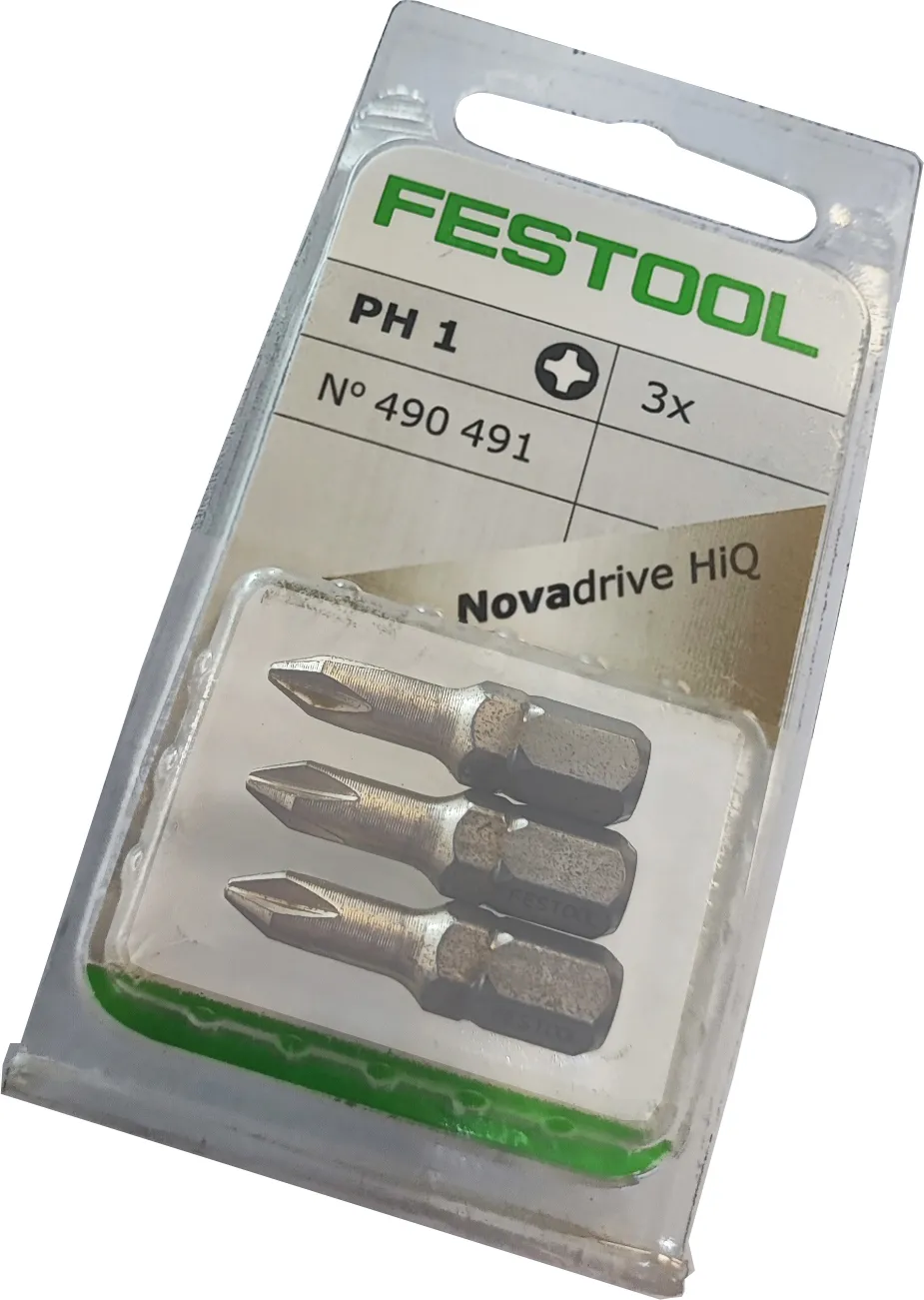 Фото Festool Биты Phillips HiQ PH 1-25 /3 шт FST-490491 