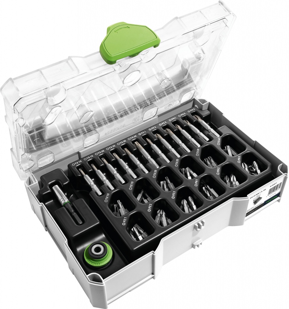 Фото Festool Набор бит в cистейнере T-LOC SYS-MINI 1 TL TRA, 74 ед FST-203817 