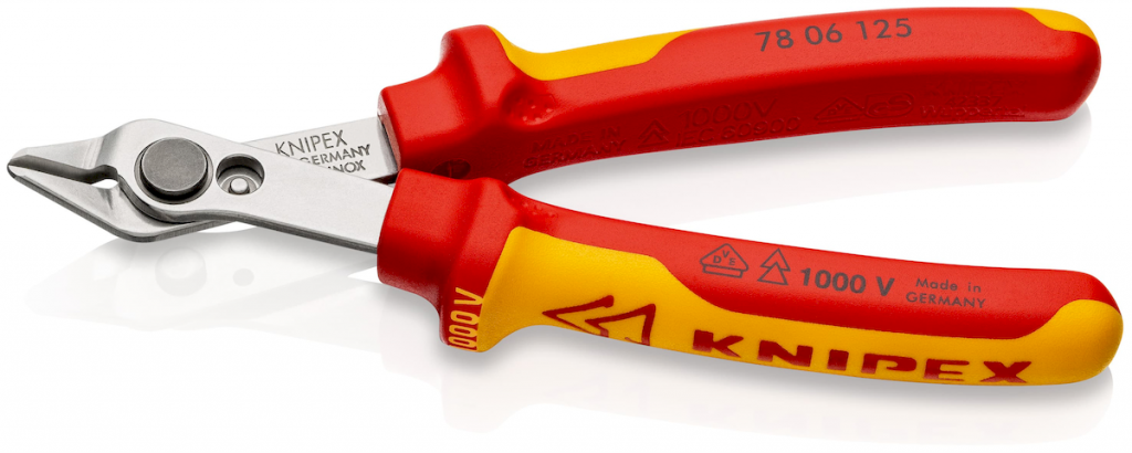 KNIPEX Бокорезы Electronic Super Knips VDE 125 мм