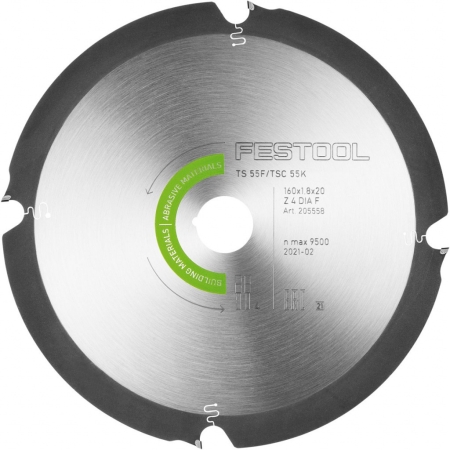 Фото Festool Пильный диск DIA 160x1,8x20 F4 FST-205558 