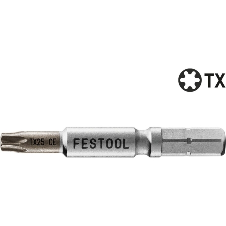 Фото Festool Биты Centrotec 50 мм TORX, 2 шт FST-Centrotec 50 TORX 