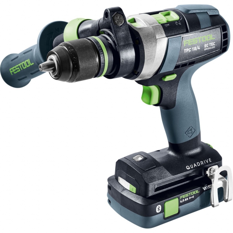 Фото Festool Дрель-шуруповёрт с ударом TPC 18/4 FST-TPC 18/4 FST-576771, FST-575605, FST-575604