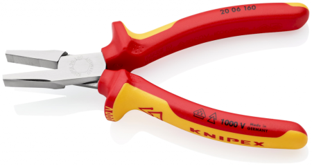 KNIPEX Плоскогубцы VDE 160 мм