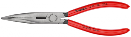 KNIPEX Длинногубцы длинные изогнутые с резцом 200 мм