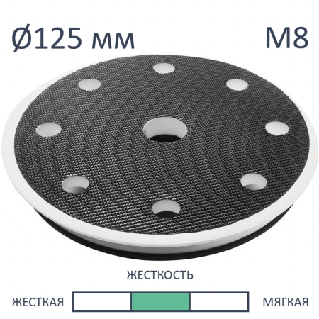 Фото Festool Шлифовальная тарелка ST-STF 125/8-M8-J W-HT FST-492286 