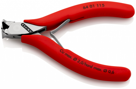 KNIPEX Кусачки торцевые для электроники 115 мм