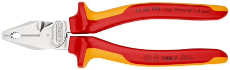 KNIPEX Пассатижи силовые VDE 180 мм