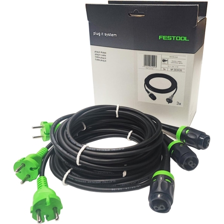 Фото © Festool Кабели plug it H05 RN-F4/3, 3 шт FST-203935 Фото Festool Кабели plug it H05 RN-F4/3, 3 шт FST-203935