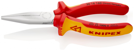 KNIPEX Длинногубцы плоские VDE 160 мм