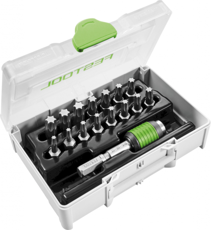 Фото Festool Набор бит с битодержателем Centrotec SYS3XXS CE-TX BHS 60, 16 ед FST-205823 