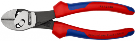 Фото KNIPEX Бокорезы TwinForce KN-X-TwinForce KN-7371180, KN-7372180, KN-7372180BK, KN-7372180F