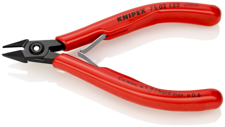 KNIPEX Бокорезы для электроники c резьбовым соединением 125 мм
