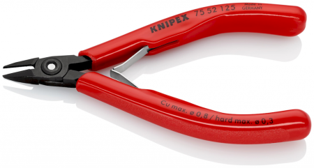 KNIPEX Бокорезы для электроники c резьбовым соединением 125 мм