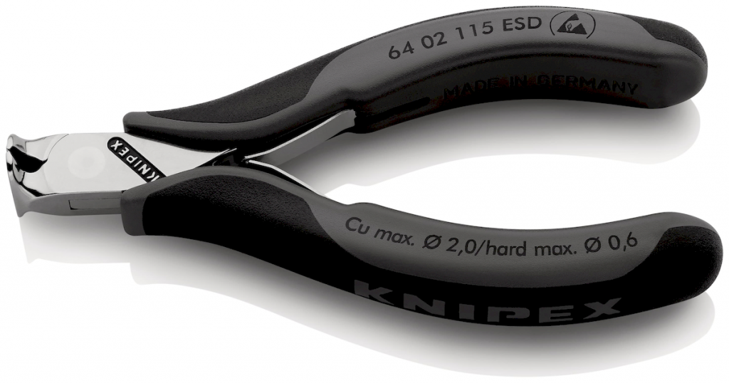 KNIPEX Кусачки торцевые для электроники ESD 115 мм