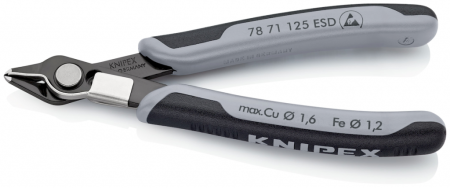 KNIPEX Бокорезы Electronic Super Knips ESD 125 мм